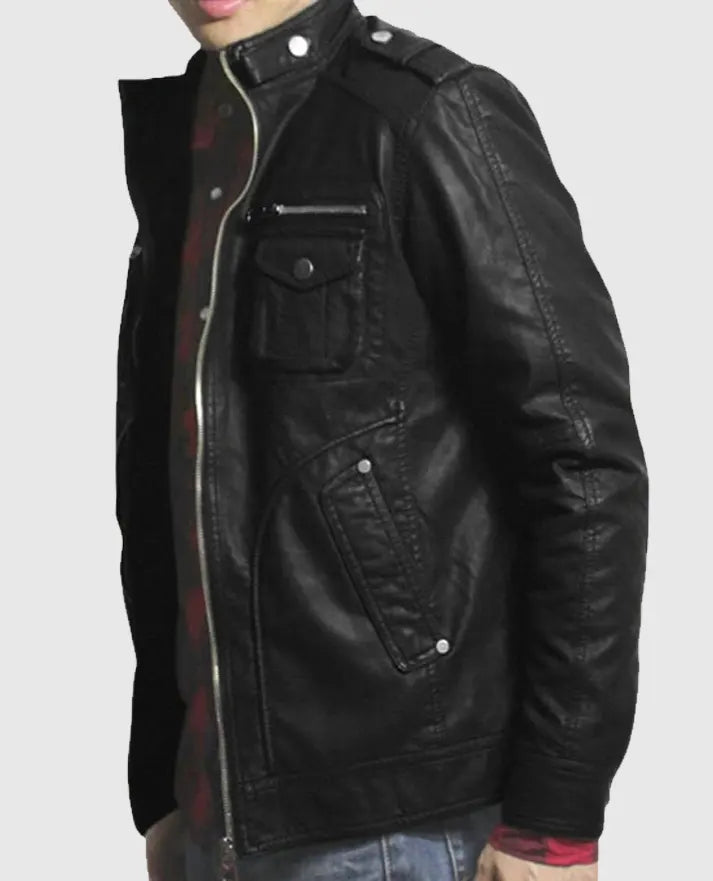 Men's Street Style Leather Jacket