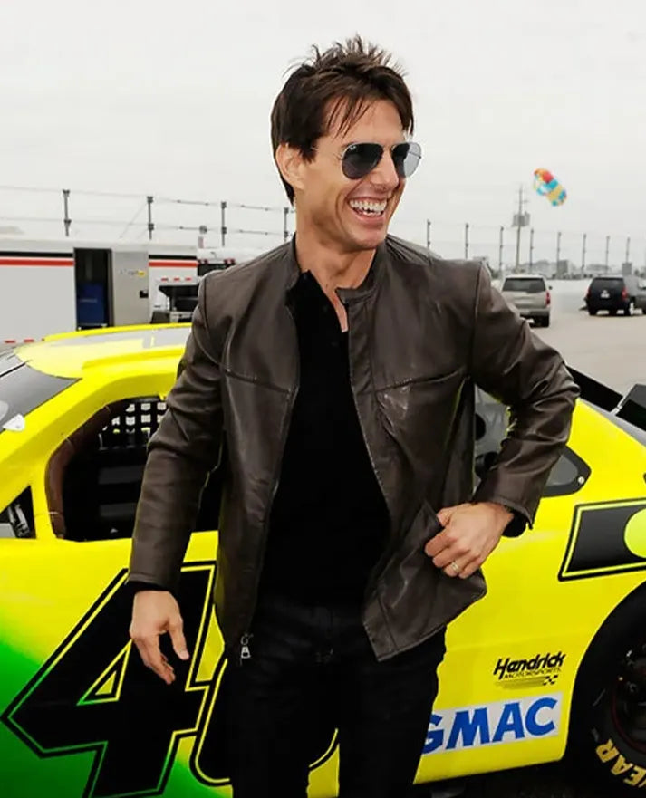 Tom Cruise Brown Leather Jacket
