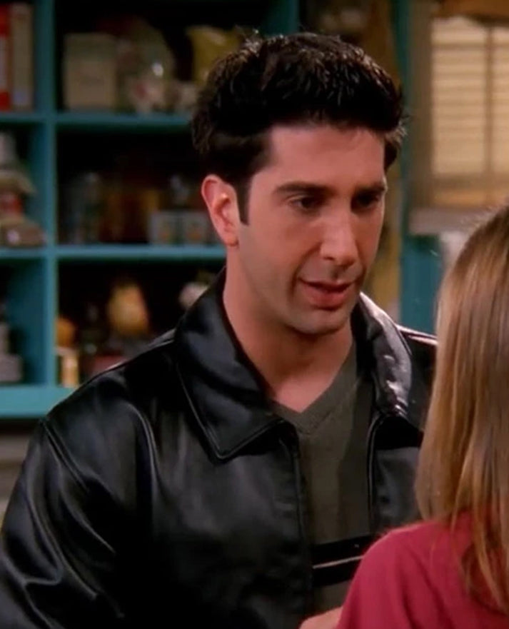 David Schwimmer Friends Season 4 Leather Jacket