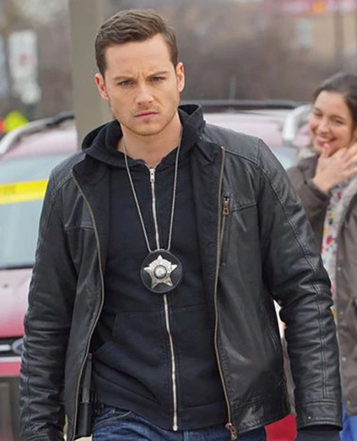 Jesse Lee Soffer Chicago P.D. Leather Jacket