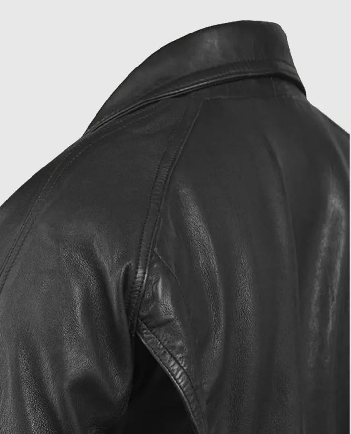 Men's Vintage Bomber Leather Jacket