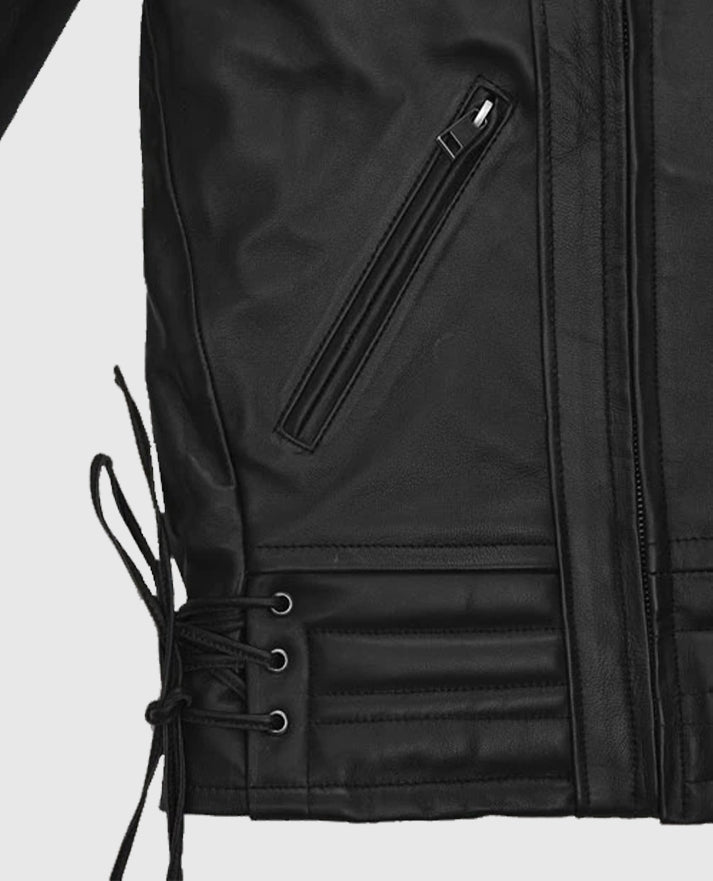 Freddie Mercury Black Leather Jacket