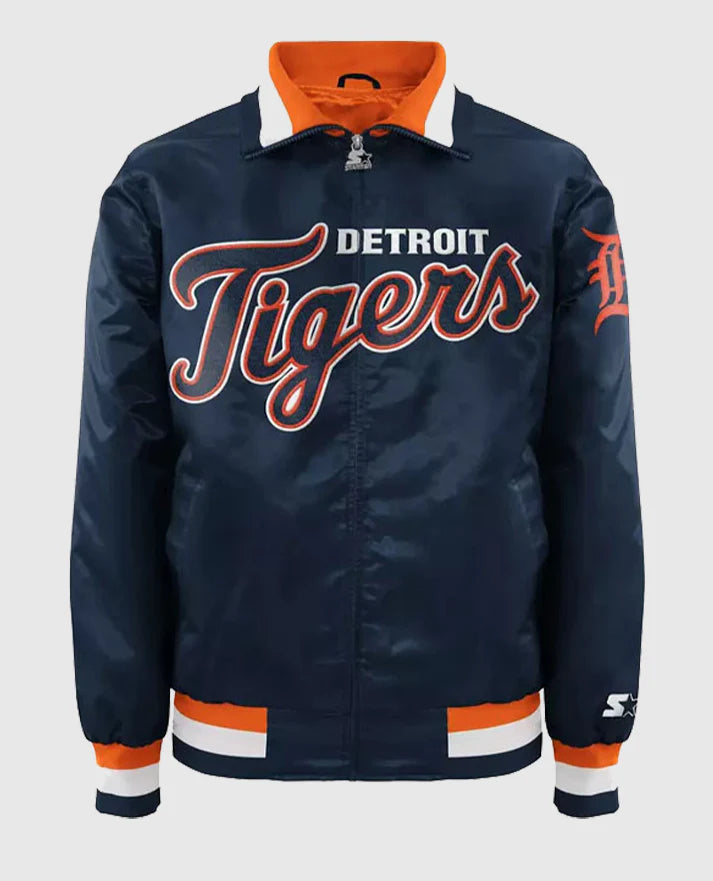 Men's Detroit Tigers Varsity Blue Jacket