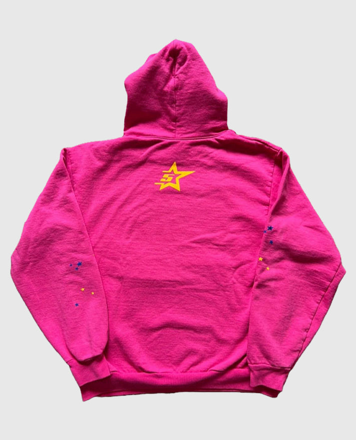 Sp5der Pink Hoodie