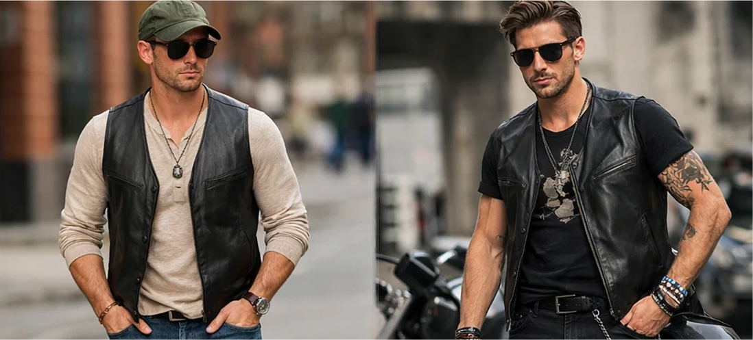 How to Style a Men’s Leather Vest: Outfit Ideas That Work in 2026