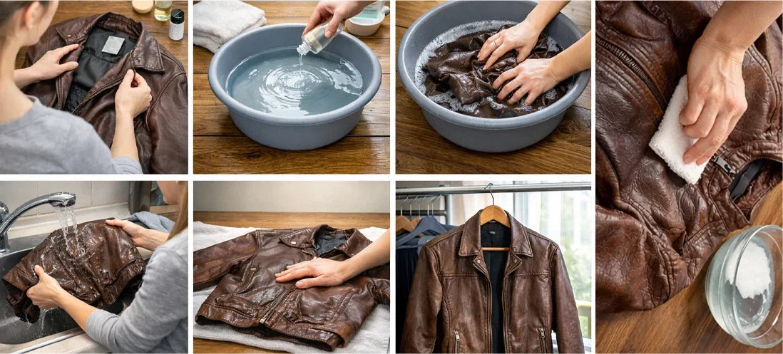 How to Safely Wash a Leather Jacket at Home: A Simple Guide