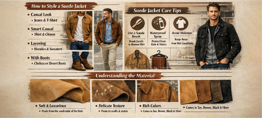 Everything You Need to Know About Suede Jackets: Style, Care & Material