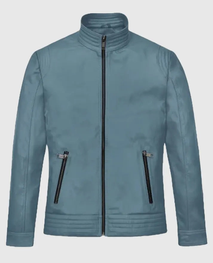 Men's Blue Leather Jackets