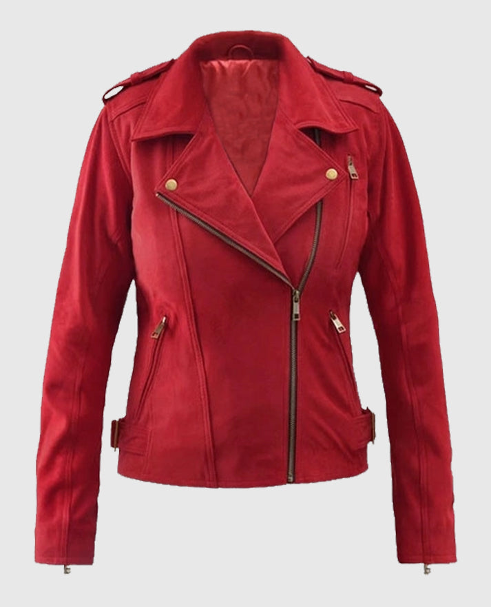 Women's Red Leather Jackets