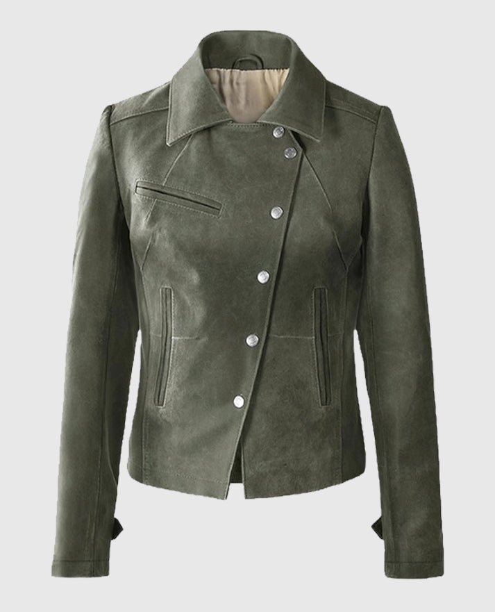 Women's Green Leather Jackets