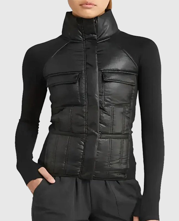 Women’s Zella Hybrid Black Jacket