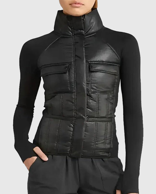 Women’s Zella Hybrid Black Jacket