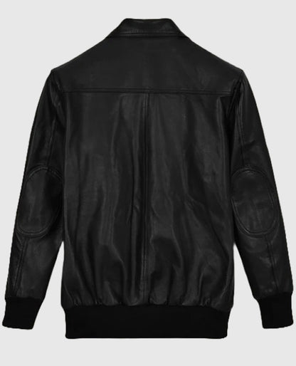 John Cho Black Leather Jacket