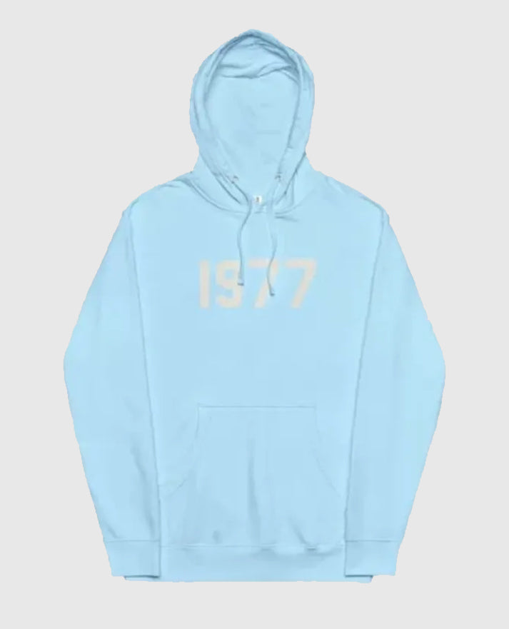 1977 Essentials Blue Hoodie