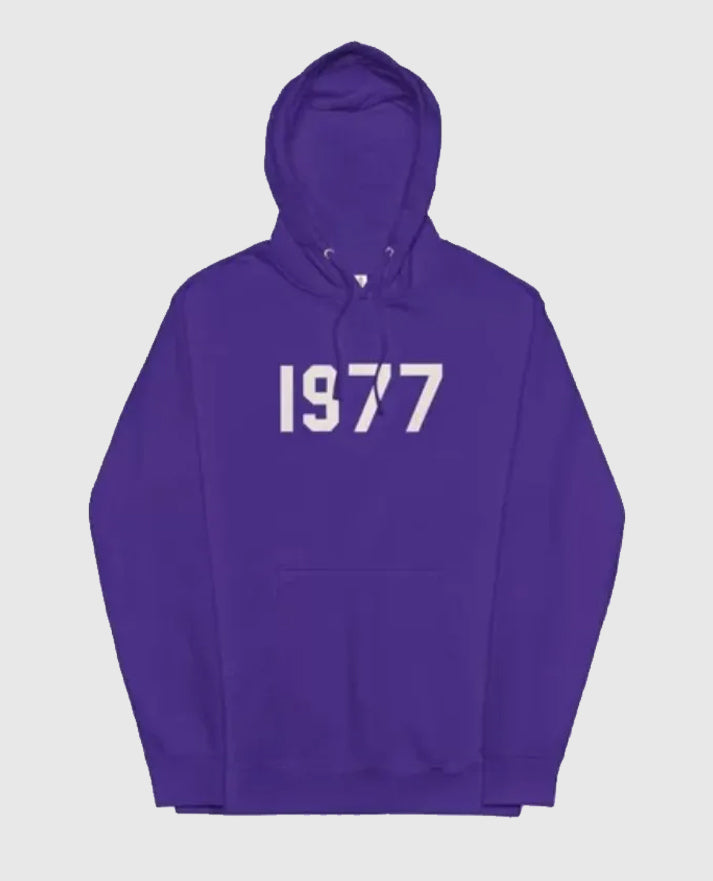 1977 Essentials purple Hoodie