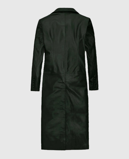 Women's Chelsea Leather Long Coat