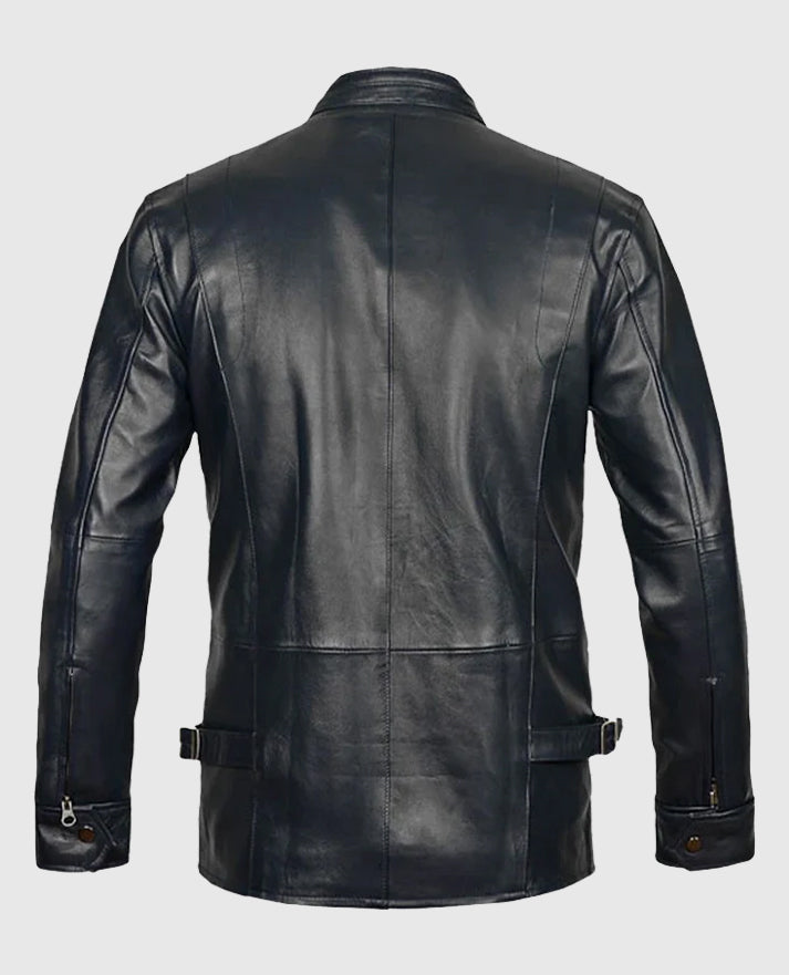 Vin Diesel Fast And Furious 6 Blue Leather Jacket