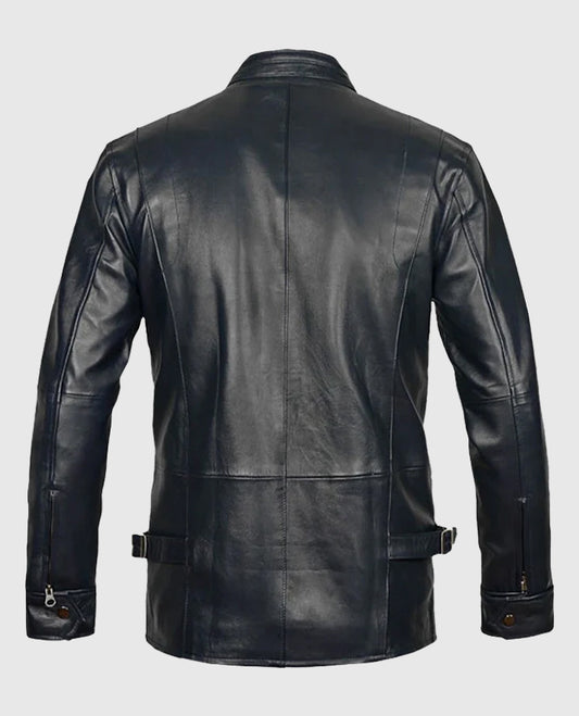 Vin Diesel Fast And Furious 6 Blue Leather Jacket