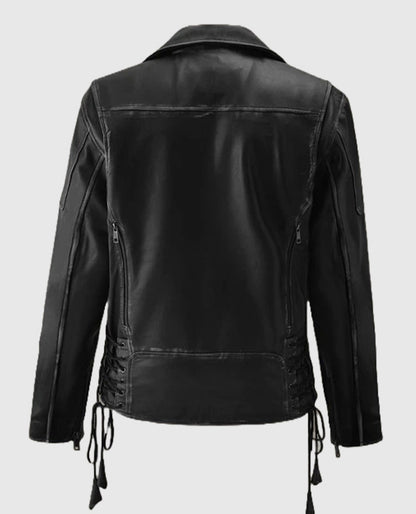 Men's Street Style Biker Leather Jacket