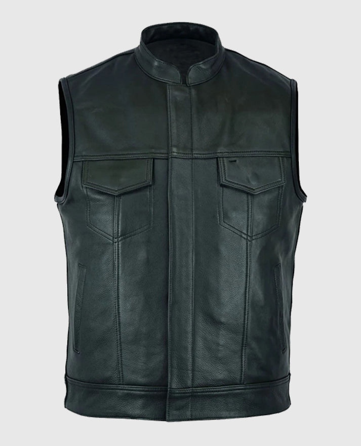 Sons Of Anarchy Inspired Motorcycle Leather Vest