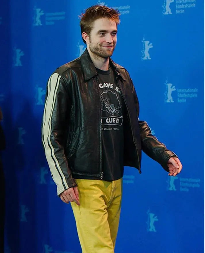 Robert Pattinson Vintage Leather Jacket