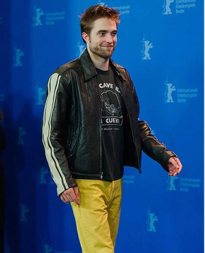 Robert Pattinson Vintage Leather Jacket