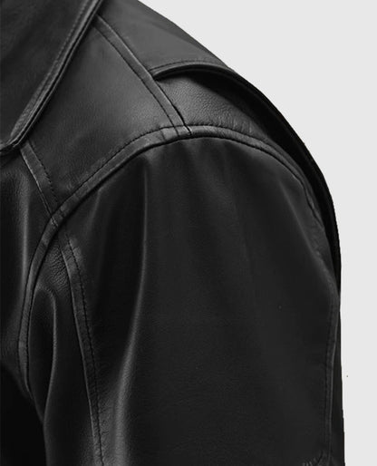 Men's Street Style Biker Leather Jacket