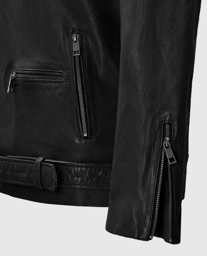 Men's Rutland Black Riding Leather Jacket