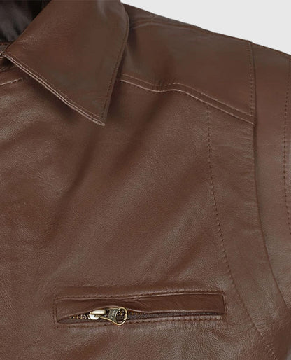 Men's Hunter Bomber Leather Jacket