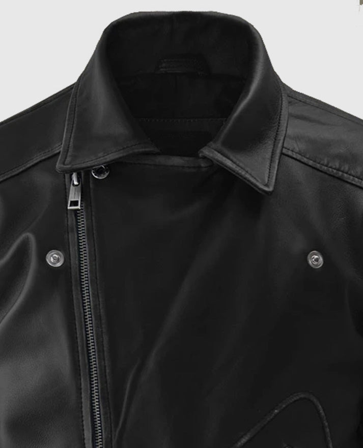 Men's Street Style Biker Leather Jacket