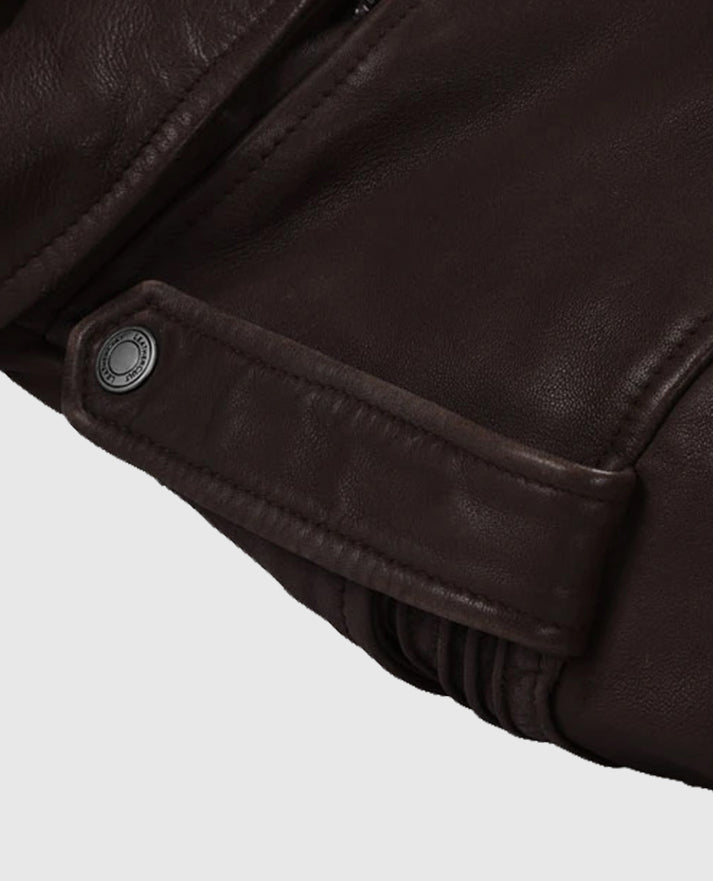 Men's Falcon Brown Rider Leather Jacket