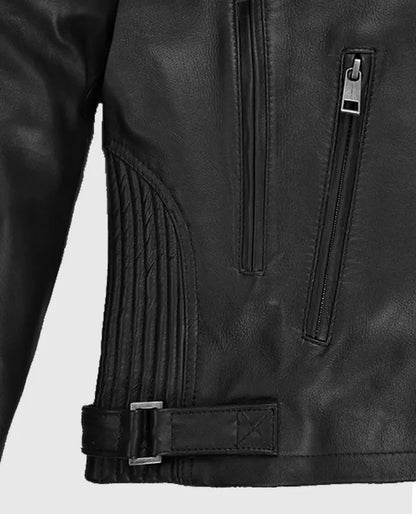Robert Pattinson Vintage Leather Jacket