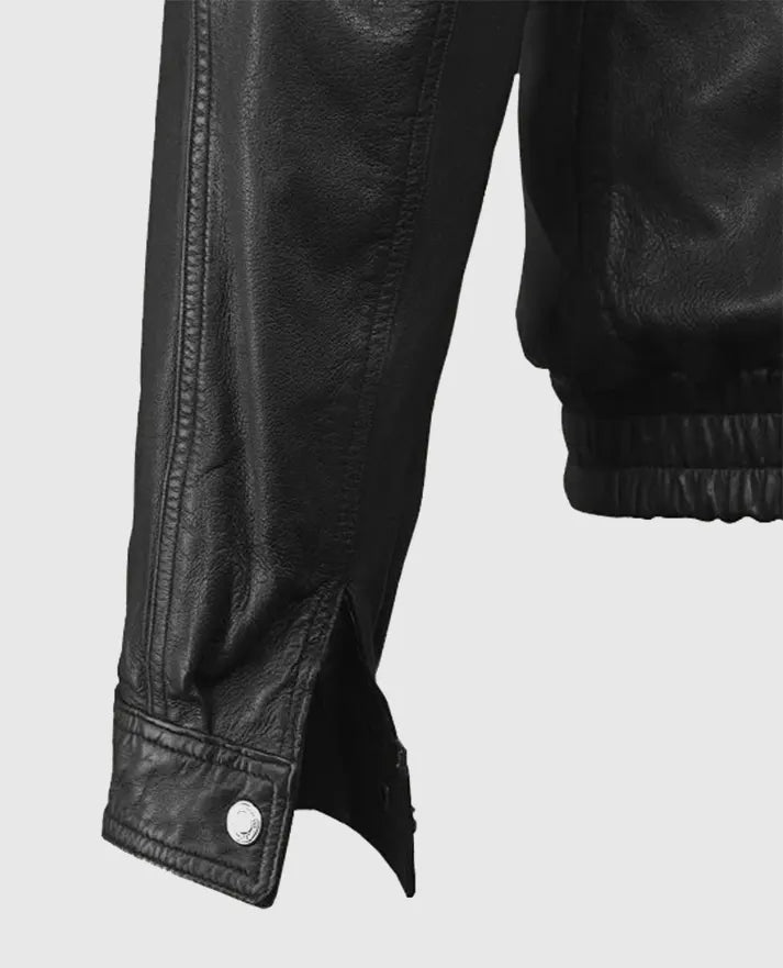 Men's Vintage Bomber Leather Jacket