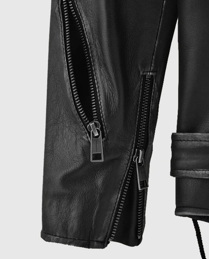 Men's Street Style Biker Leather Jacket