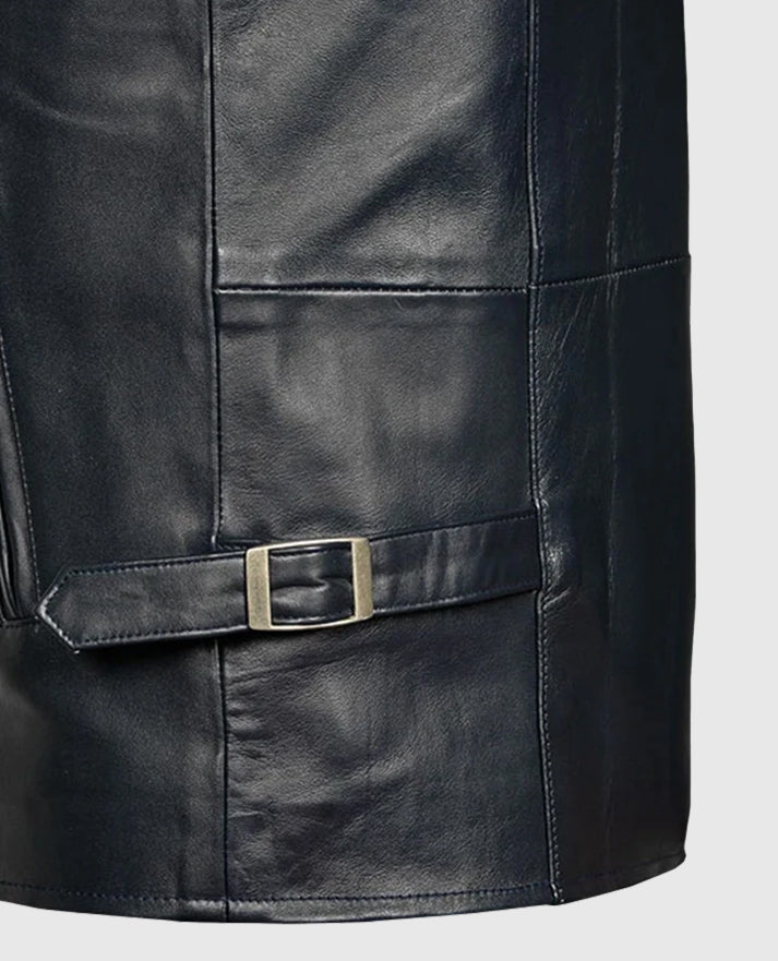 Vin Diesel Fast And Furious 6 Blue Leather Jacket