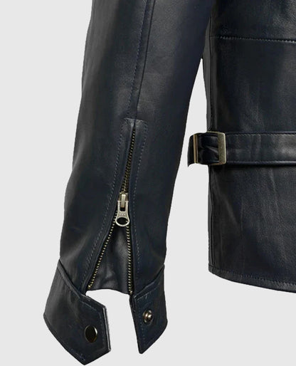 Vin Diesel Fast And Furious 6 Blue Leather Jacket
