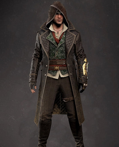 Assassin's Creed Jacob Frye Leather Long Coat