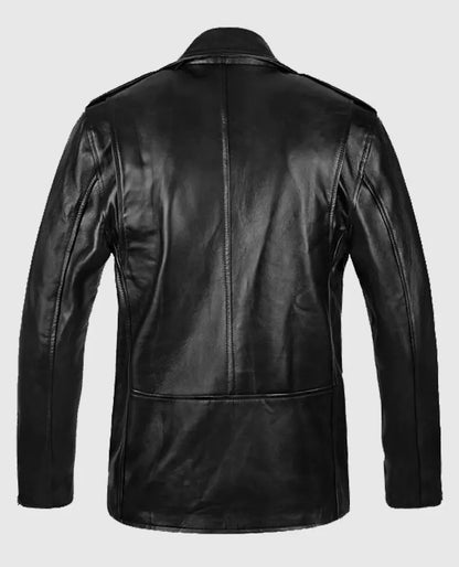 Biker Black Men Leather Jacket