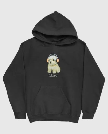 Clairo Dog Black Pullover Hoodie