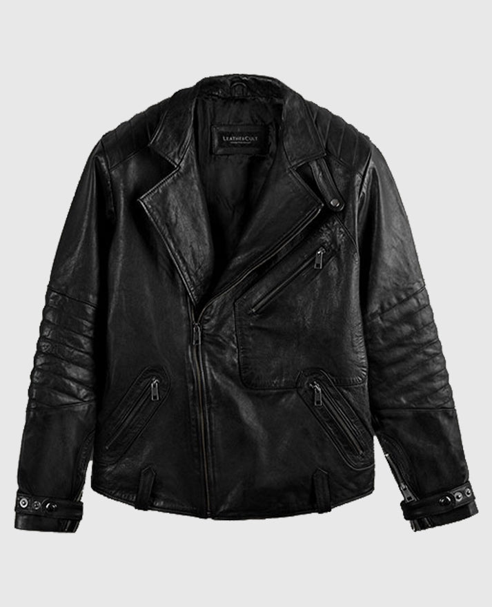 David Leather Black Jacket