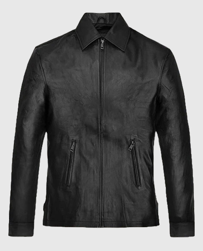 David Schwimmer Friends Season 4 Black Leather Jacket