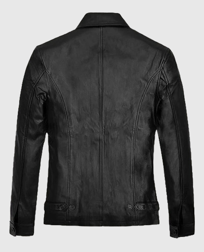 David Schwimmer Friends Season 4 Leather Black Jacket