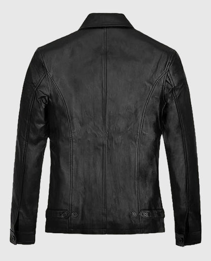 David Schwimmer Friends Season 4 Leather Black Jacket