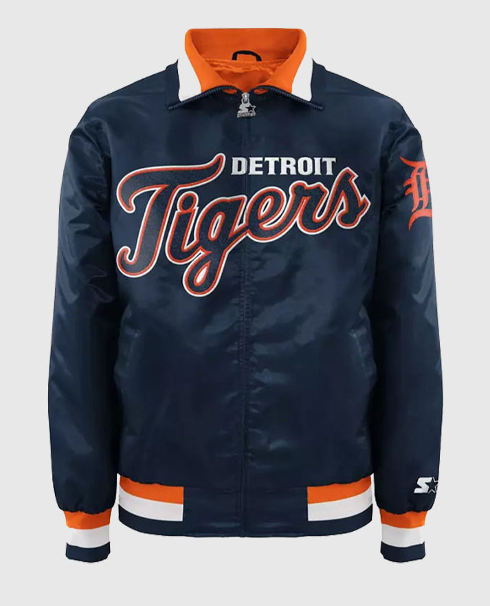 Men's Detroit Tigers Varsity Blue Jacket