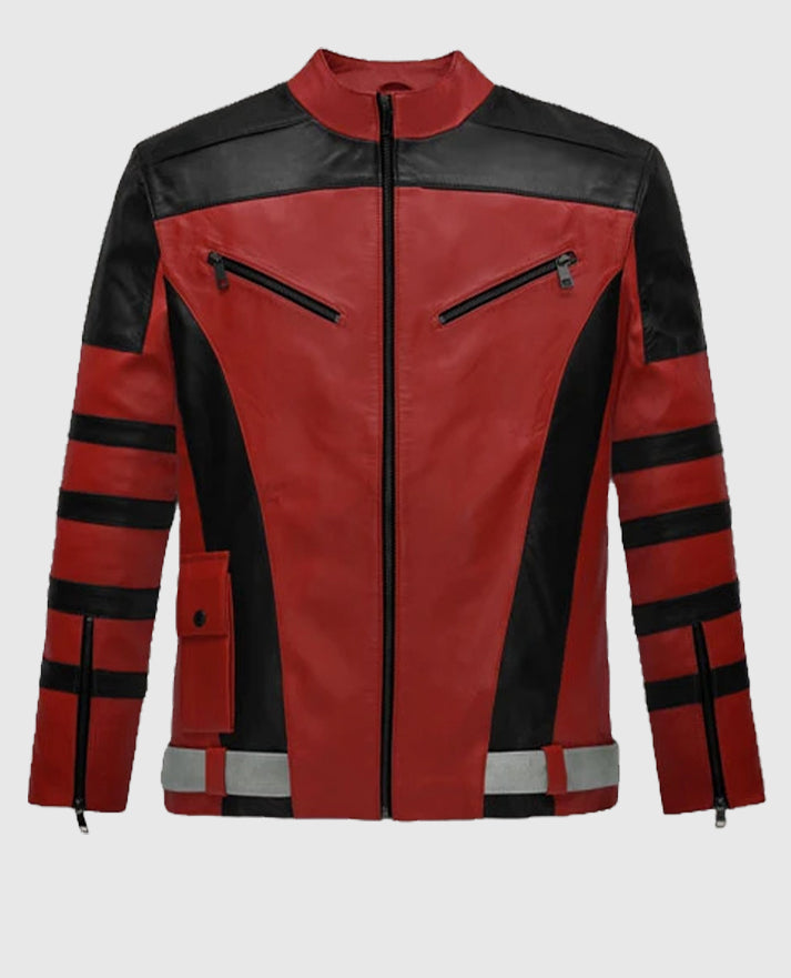 Dwayne Johnson Red One Red Leather Jacket