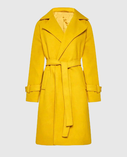 Elisabeth Sparkle The Substance Yellow Coat
