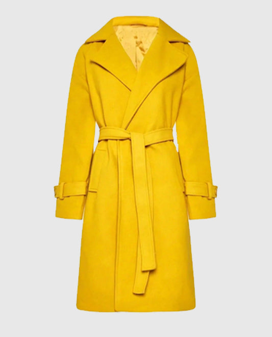Elisabeth Sparkle The Substance Yellow Coat