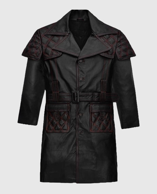 Elvis Presley Leather Long Coat
