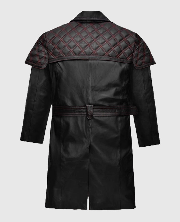 Elvis Presley Leather Trench Coat