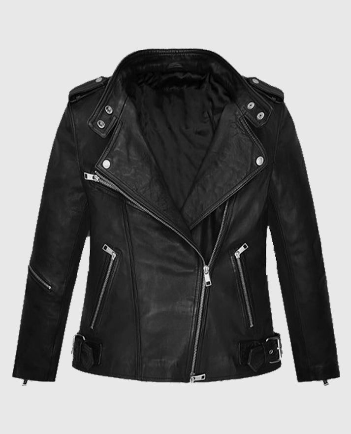 Jodie Comer Doctor Foster Biker Leather Jacket